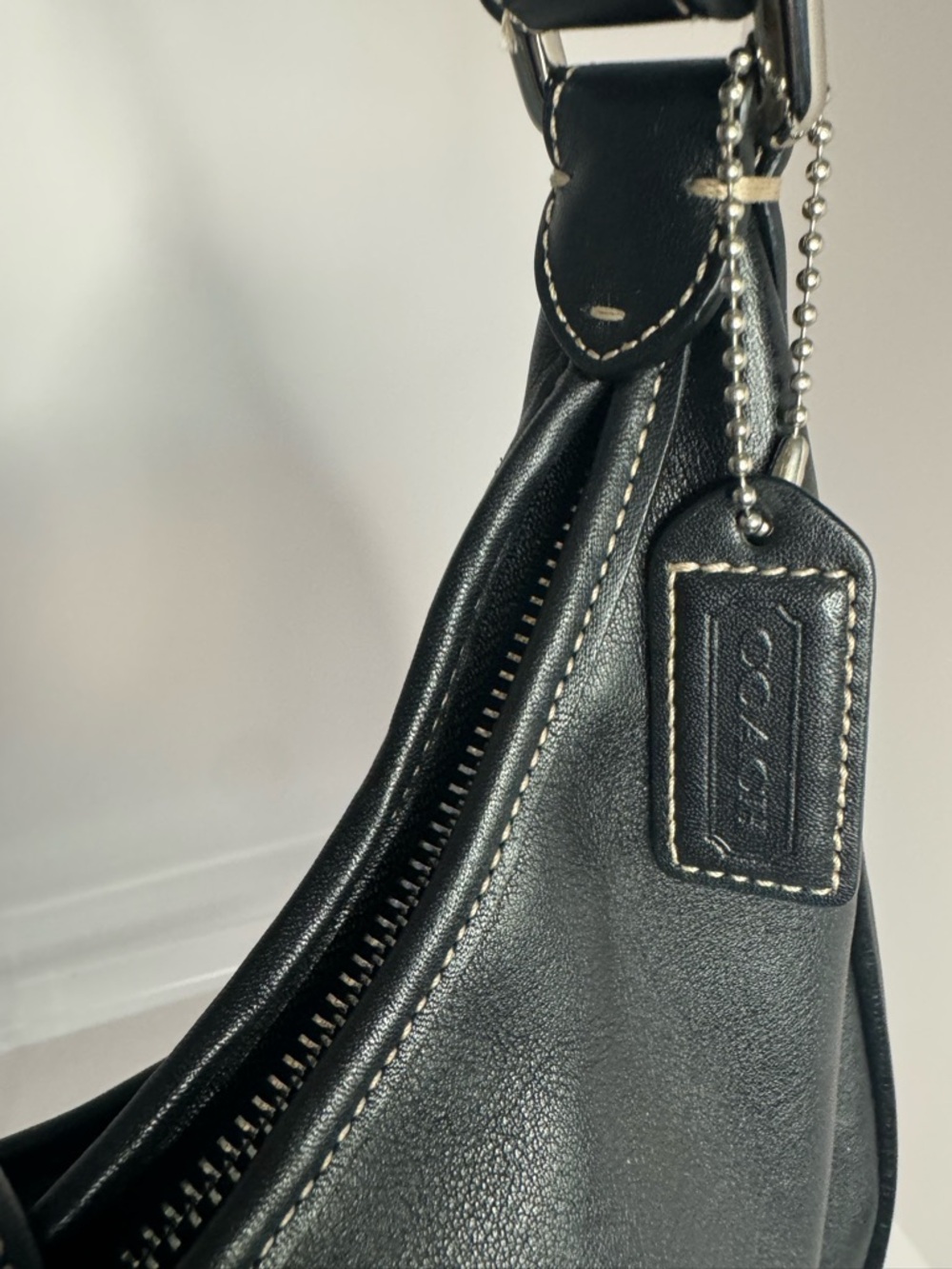 #250 Coach Vintage Y2K Soho Buckle Hampton Hobo Leather Shoulder Bag Style #7548 - Picture 4 of 14
